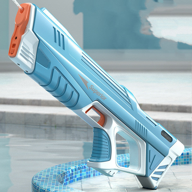 Automatic Summer Full Electric Water Gun Toy Induction Water Absorbing High-Tech Burst Water Gun Beach Outdoor Water Fight Toys
