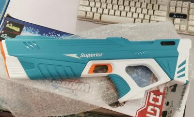 Automatic Summer Full Electric Water Gun Toy Induction Water Absorbing High-Tech Burst Water Gun Beach Outdoor Water Fight Toys