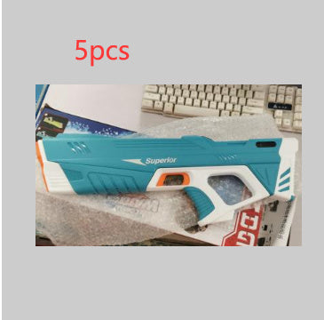 Automatic Summer Full Electric Water Gun Toy Induction Water Absorbing High-Tech Burst Water Gun Beach Outdoor Water Fight Toys
