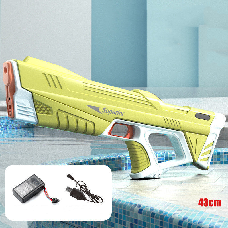 Automatic Summer Full Electric Water Gun Toy Induction Water Absorbing High-Tech Burst Water Gun Beach Outdoor Water Fight Toys