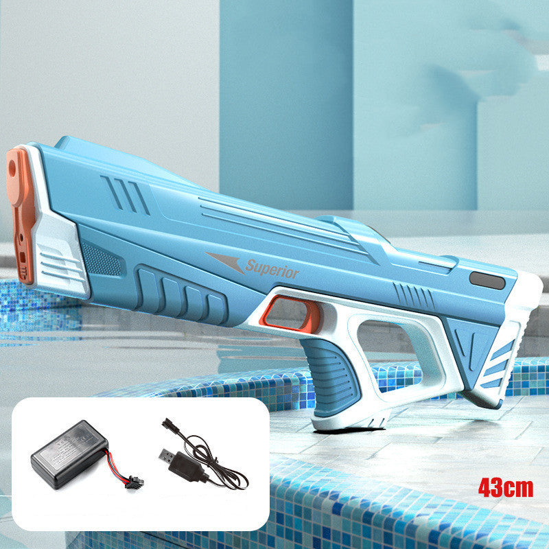 Automatic Summer Full Electric Water Gun Toy Induction Water Absorbing High-Tech Burst Water Gun Beach Outdoor Water Fight Toys